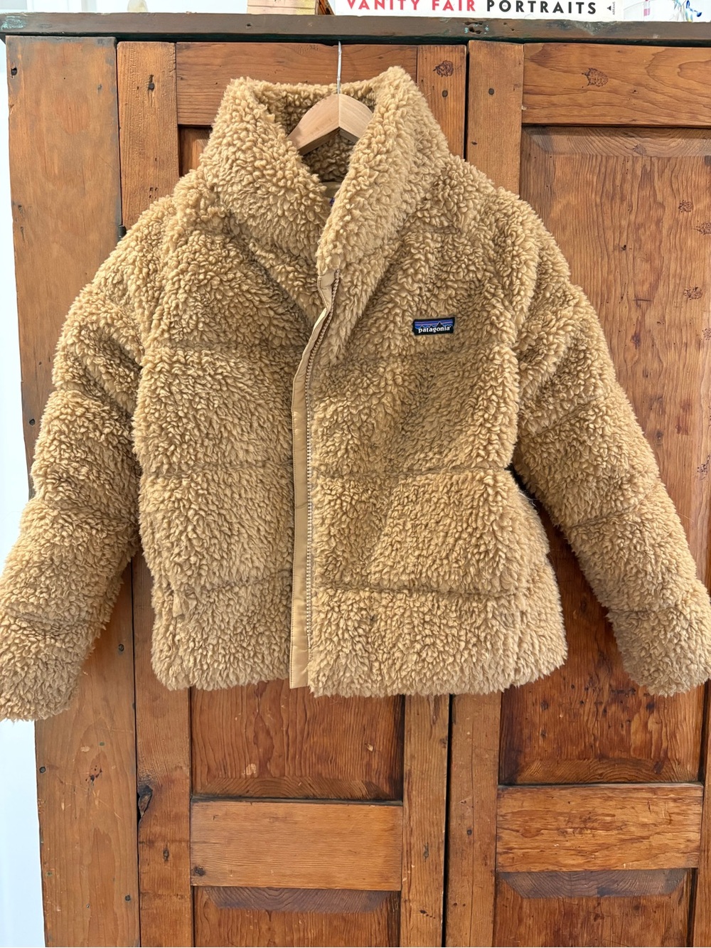 Patagonia women's Furry Puffer Jacket - Camel